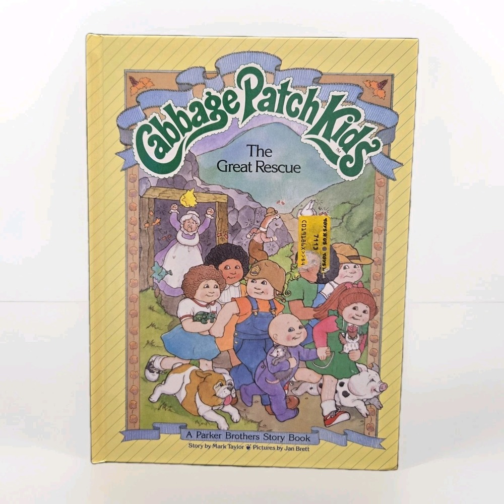 VINTAGE CABBAGE PATCH KIDS Book THE GREAT RESCUE CHILDRENS PICTURE 1984 Read‎